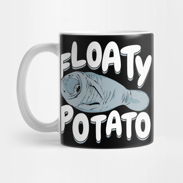 Floaty Potato Manatee Animal Lover Gift by Dolde08